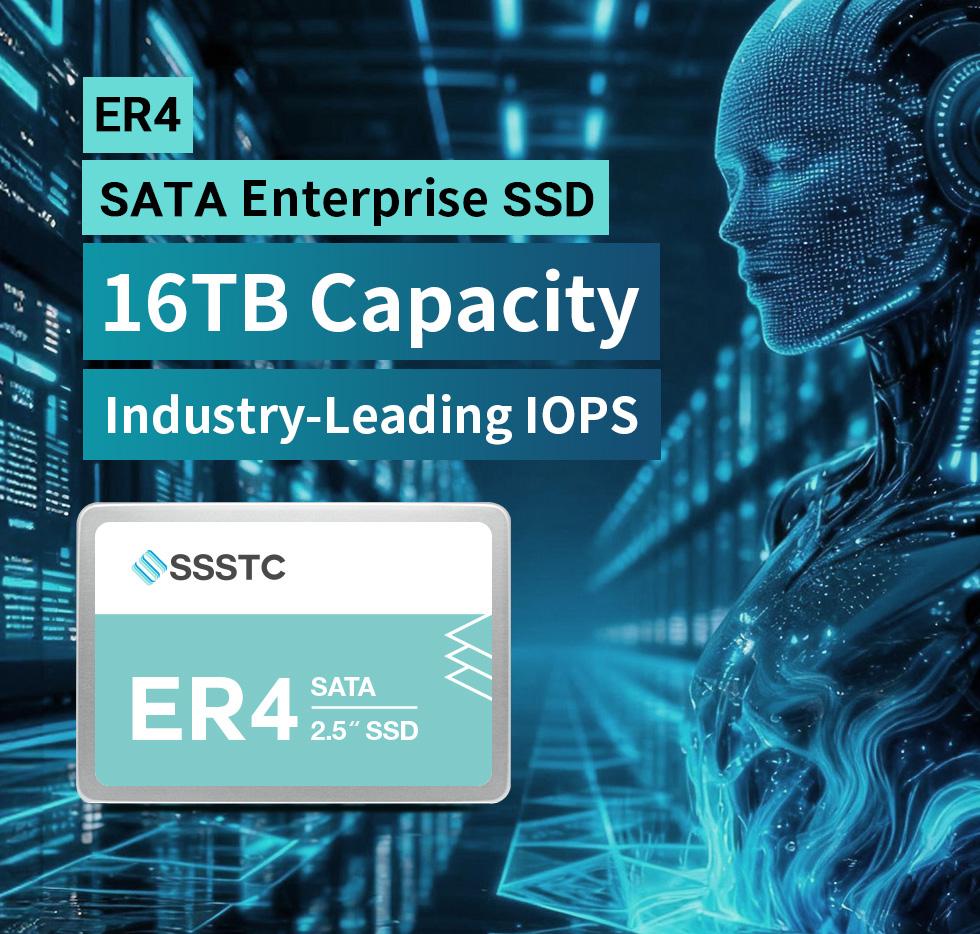 SSSTC Launches 16TB Enterprise SATA SSD with Breakthrough IOPS Performance