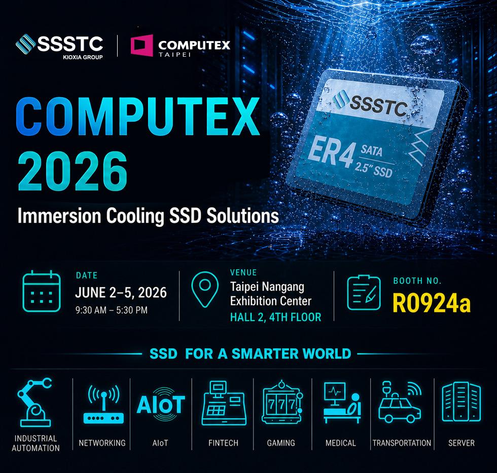 SSSTC to Showcase AI Data Center SSD Solutions at Computex 2026
